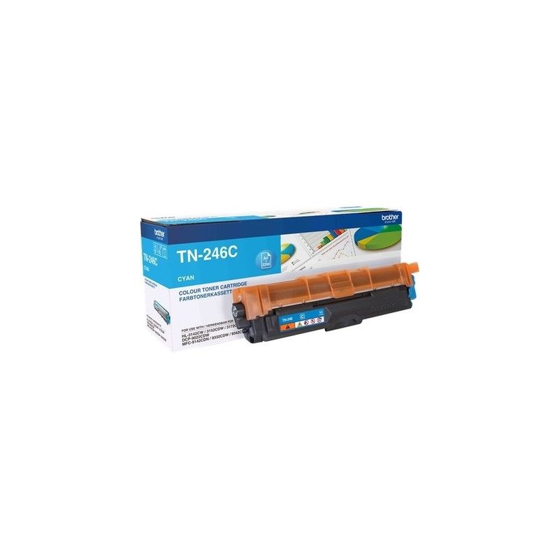 Brother TN-246C - Originaltoner  TN-246 - Cyan