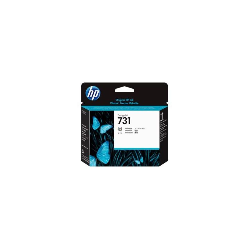 Hp 731 - tete d'impression originale P2V27A - Black, Gris, Violet, Yellow