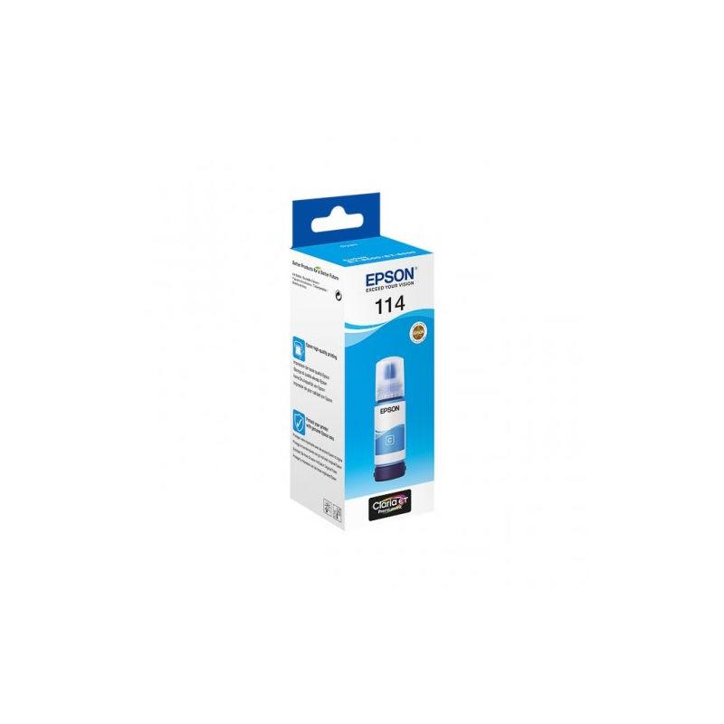 Epson 114 - C13T07B240 Original ink bottle- Cyan