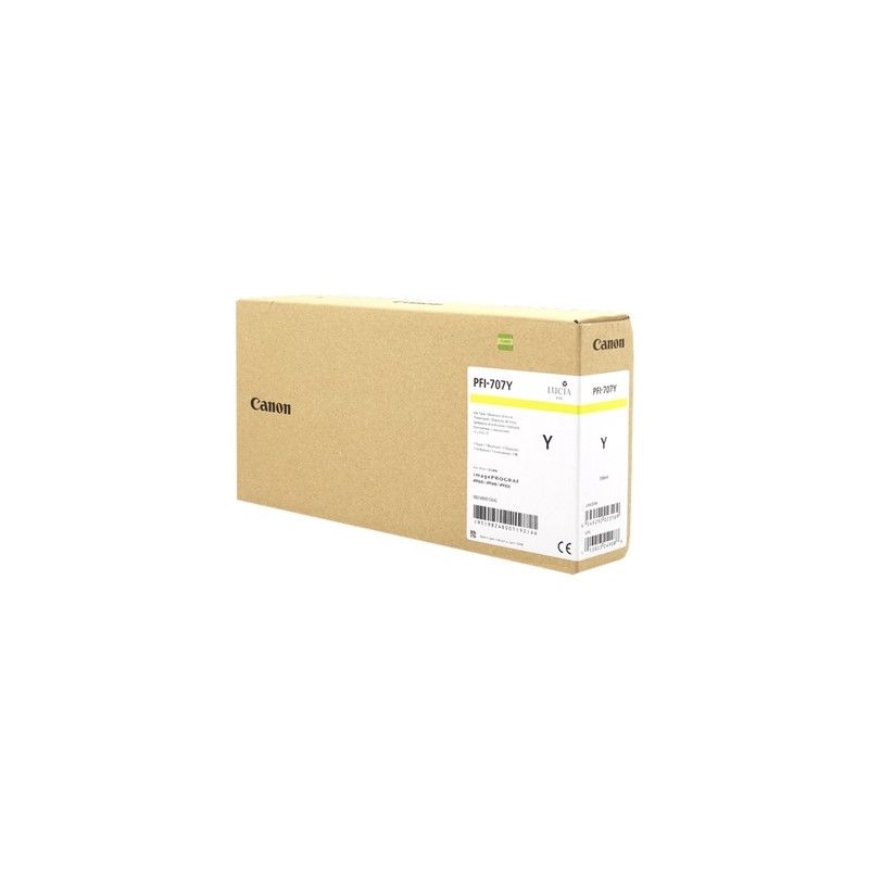 Canon 707 - Original-Tintenstrahlpatrone 9824B001, PFI707Y - Yellow