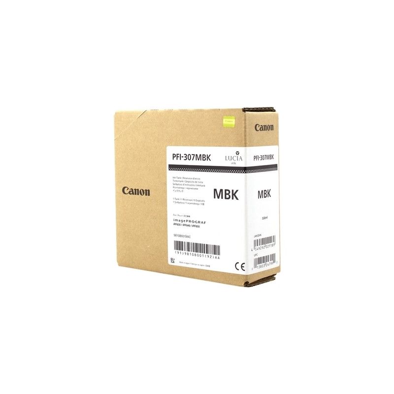 Canon 307 - cartouche jet d'encre originale 9810B001, PFI307MBK - Matt Black