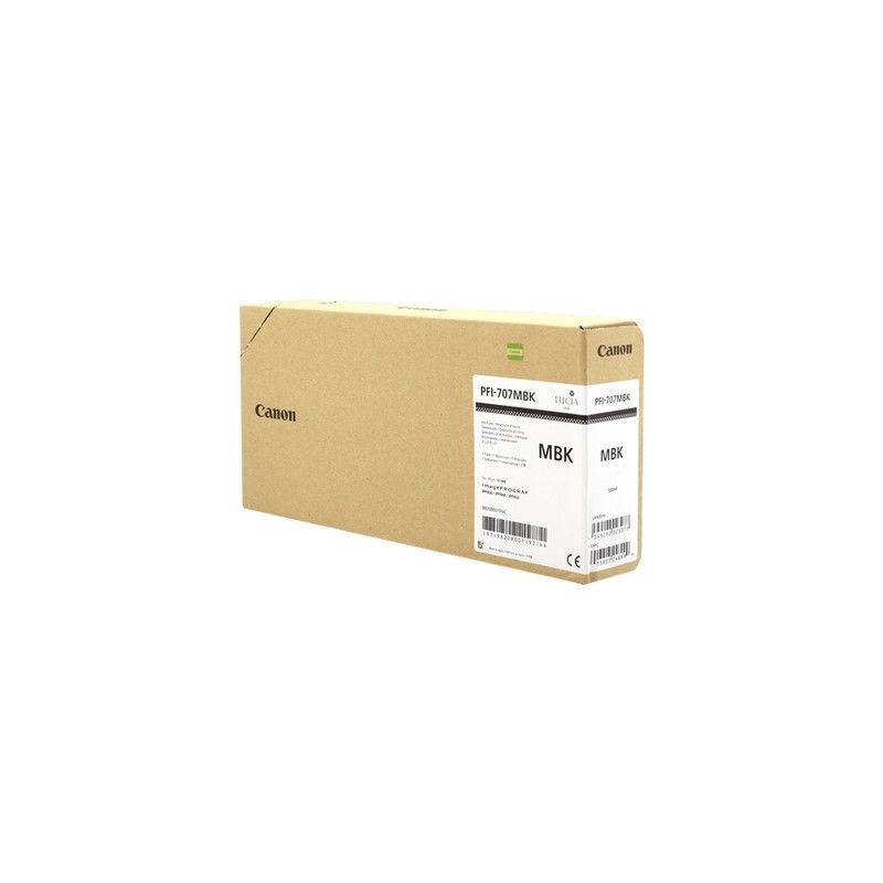 Canon 707 - Original-Tintenstrahlpatrone 9820B001, PFI707MBK - Matt Black