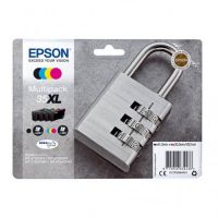 Epson T3596 - Confezione di 4 getto d’inchiostro originale C13T35964010 - Nero Ciano Magenta Giallo