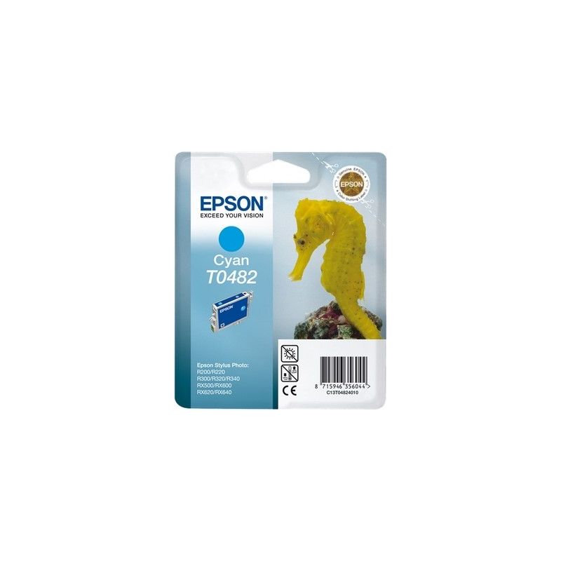 Epson T0482 - C13T04824010 original inkjet cartridge - Cyan