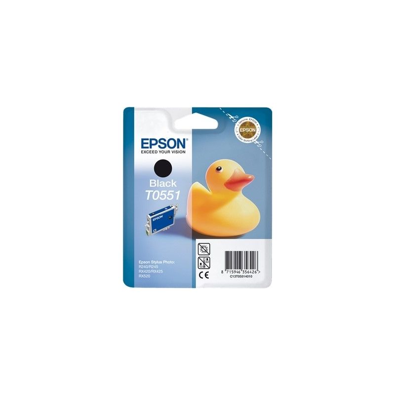 Epson T0551 - Cartucho de inyección de tinta original C13T05514010 - Negro