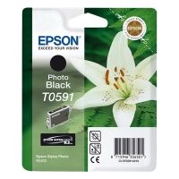 Epson T0591 - Cartucho de inyección de tinta original T059140 - Negro foto