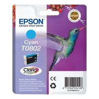 Epson T0802 - C13T08024011 original inkjet cartridge - Cyan
