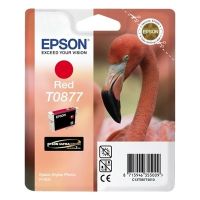 Epson T0877 - Cartucho de inyección de tinta original T087740 - Rojo
