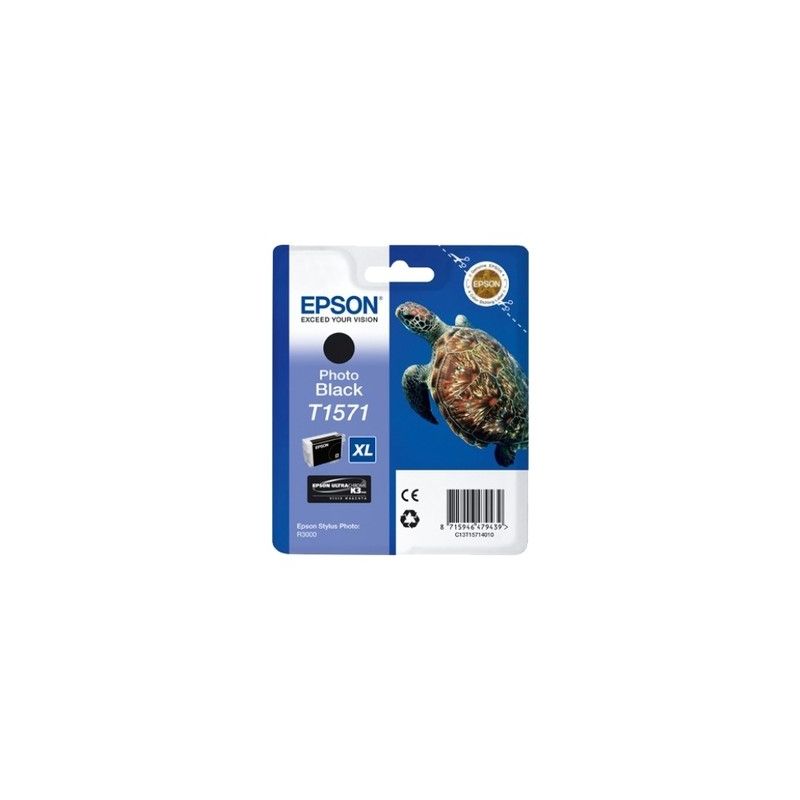 Epson T1571 - Original-Tintenstrahlpatrone T157140 - Black