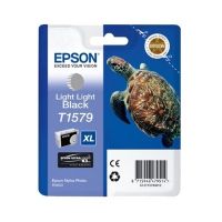 Epson T1579 - Cartucho de inyección de tinta original T157940 - Gris claro