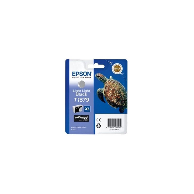 Epson T1579 - cartouche jet d'encre originale T157940 - Light Grey