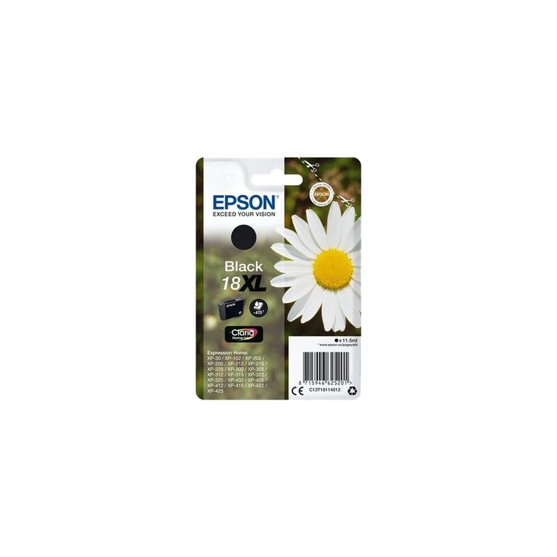 Epson 1811 - Cartucho de inyección de tinta original C13T18114012 - Negro