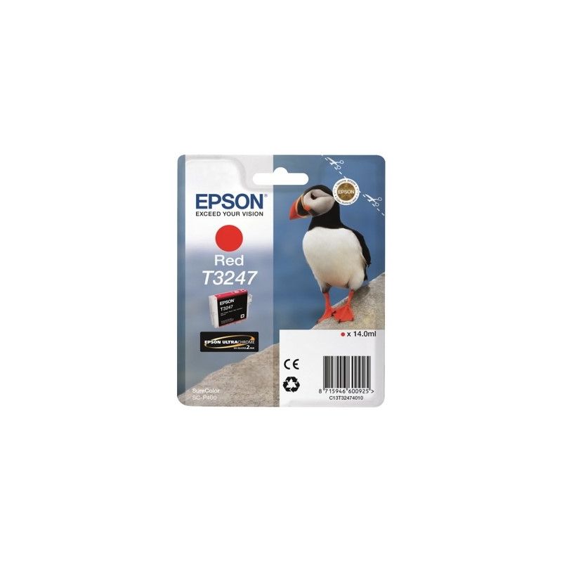 Epson T3247 - Cartucho de inyección de tinta original T324740 - Rojo