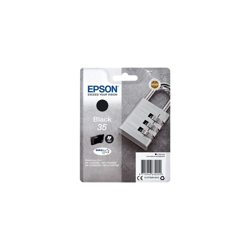 Epson T3581 - Cartucho de inyección de tinta original T35814010 - Negro