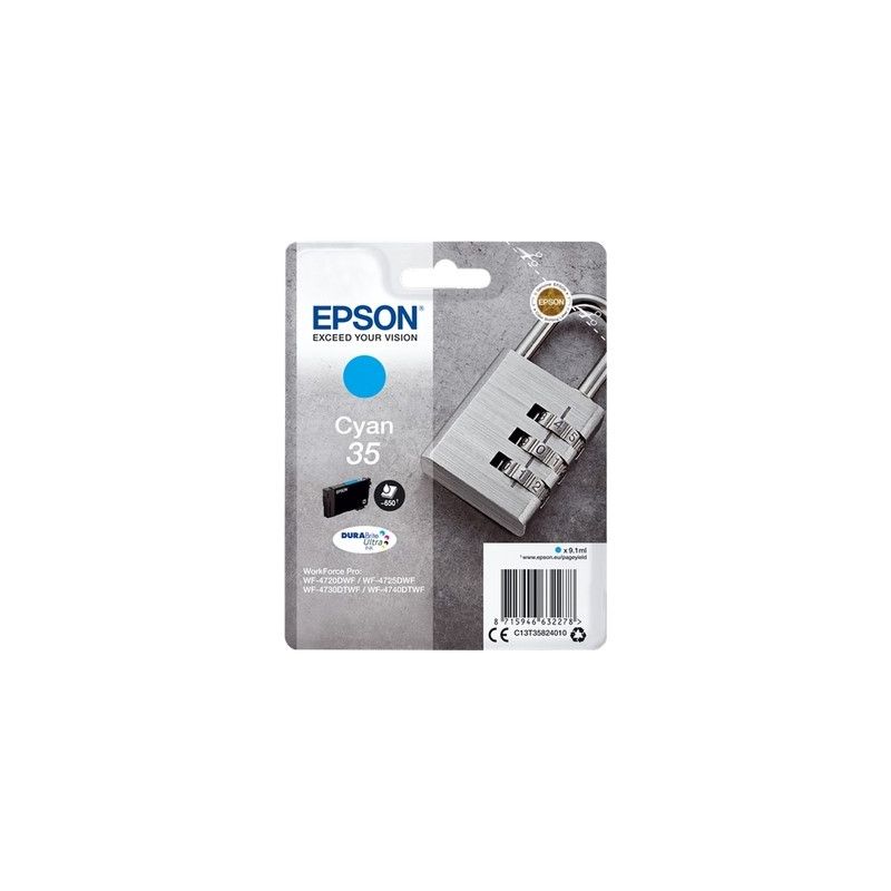 Epson T3582 - cartouche jet d'encre originale T35824010 - Cyan