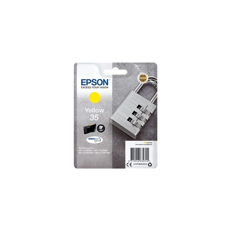 Epson T3584 - Cartucho de inyección de tinta original T35844010 - Amarillo