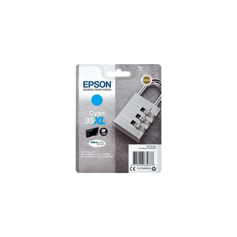 Epson T3592 - cartouche jet d'encre originale T35924010 - Cyan