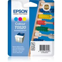 Epson T0520 - Cartucho de inyección de tinta original T0520/T014 - Tricolor