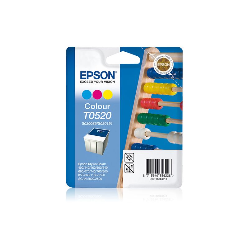Epson T0520 - Original-Tintenstrahlpatrone T0520/ T014 - Tricolor