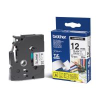 Brother TX-231 - 12mm original label tape Brother TX231 - Black on White