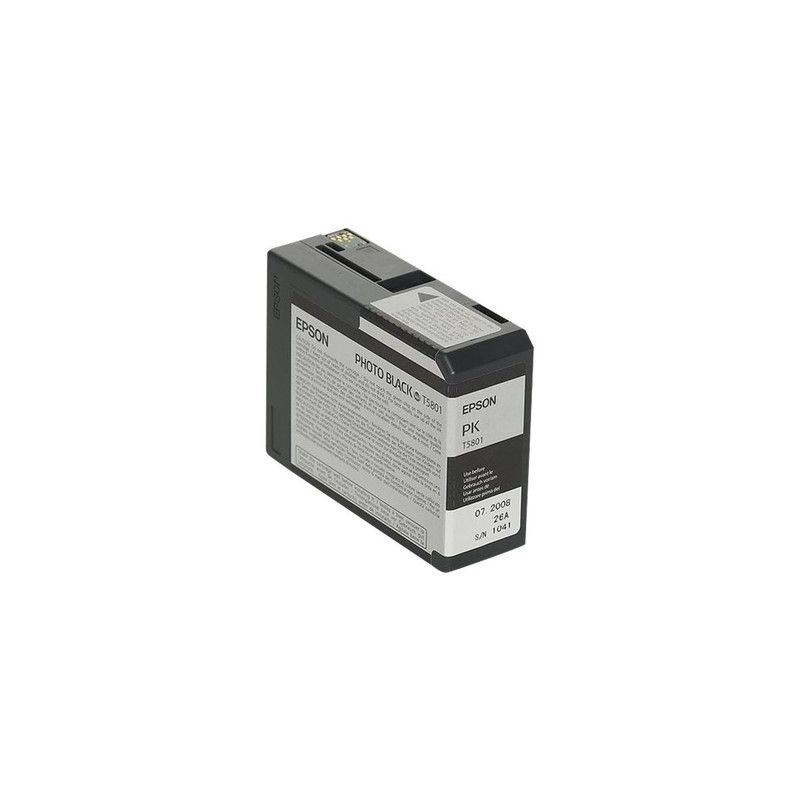 Epson T5801 - Original Tintenpatrone T580100 - Foto Black