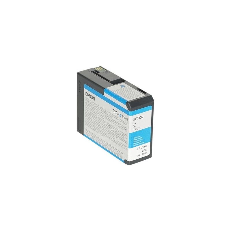 Epson T5802 - cartouche d'encre original T580200 - Cyan