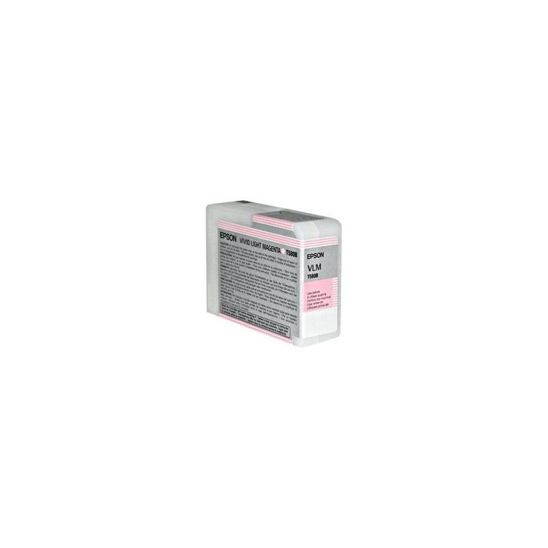 Epson T580B - T580B00 original ink cartridge - Light Magenta