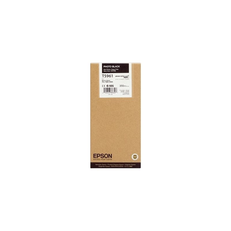 Epson T5961 - cartuccia a getto d’inchiostro originale T596100 - Nero foto