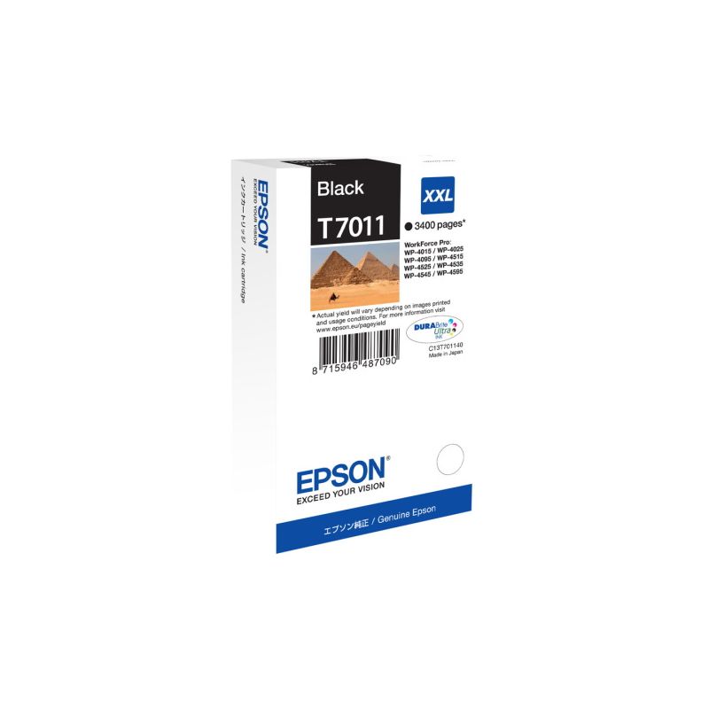 Epson T7011 - cartuccia di inchiostro originale C13T70114010 - Nero