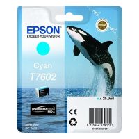 Epson 7602 - cartouche d'encre original C13T76024010 / T7602 - Cyan