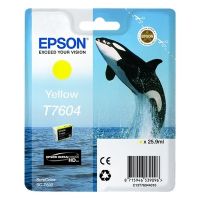 Epson 7604 - cartouche d'encre original C13T76044010 / T7604 - Yellow