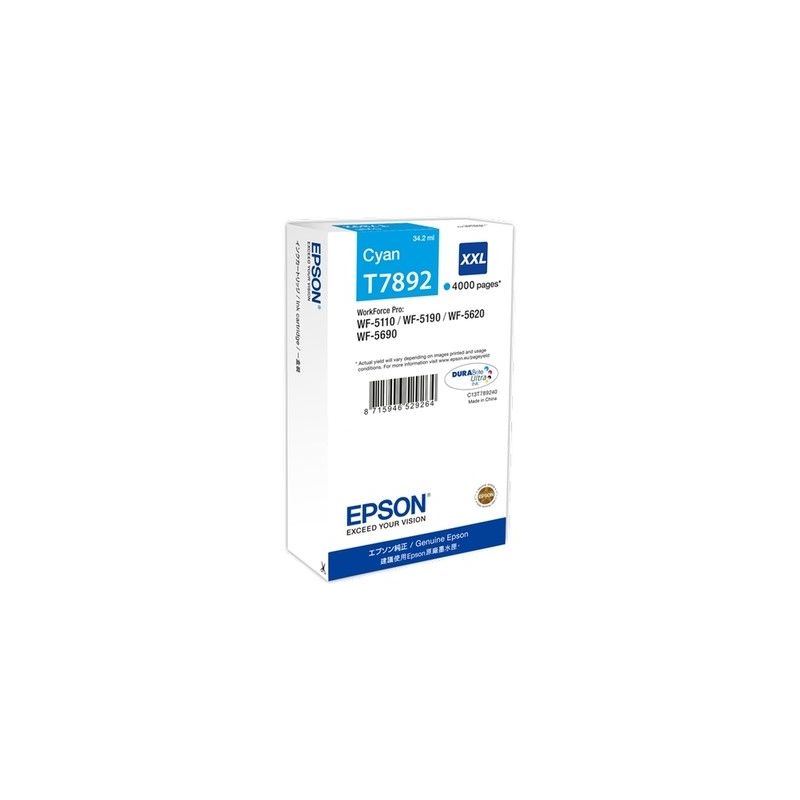 Epson T7892 - cartouche d'encre original T789240 - Cyan