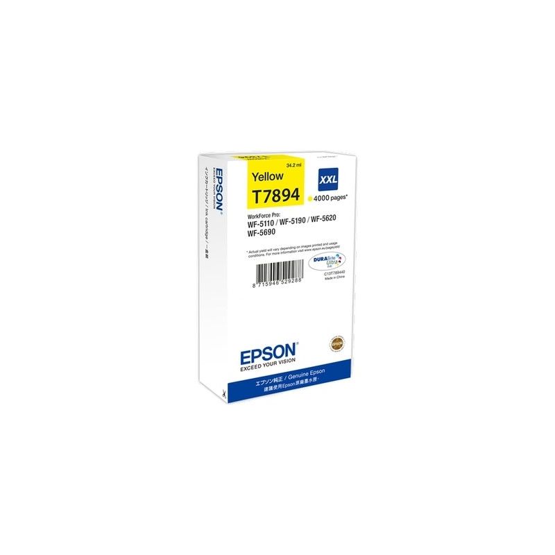 Epson T7894 - cartuccia di inchiostro originale T789440 - Giallo