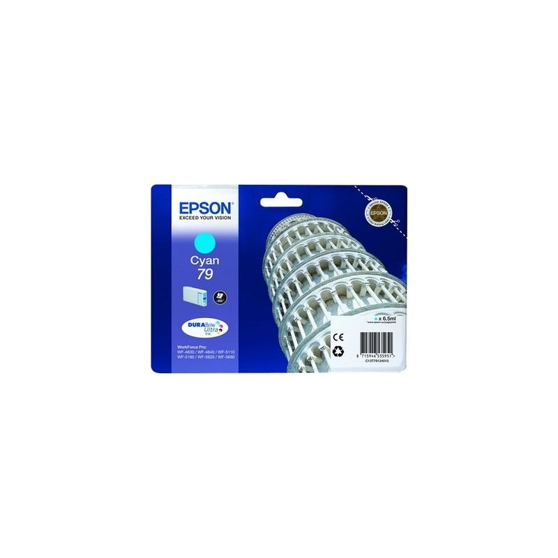 Epson T7912 - Cartucho de tinta original T791240 - Cian