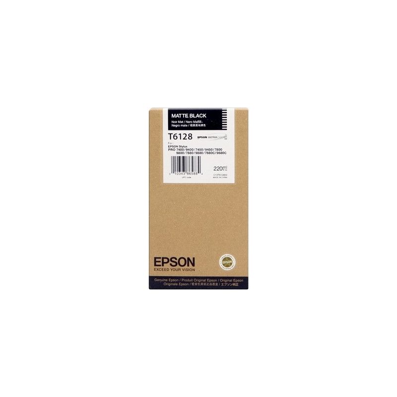 Epson T6128 - C13T612800 original ink cartridge - Black