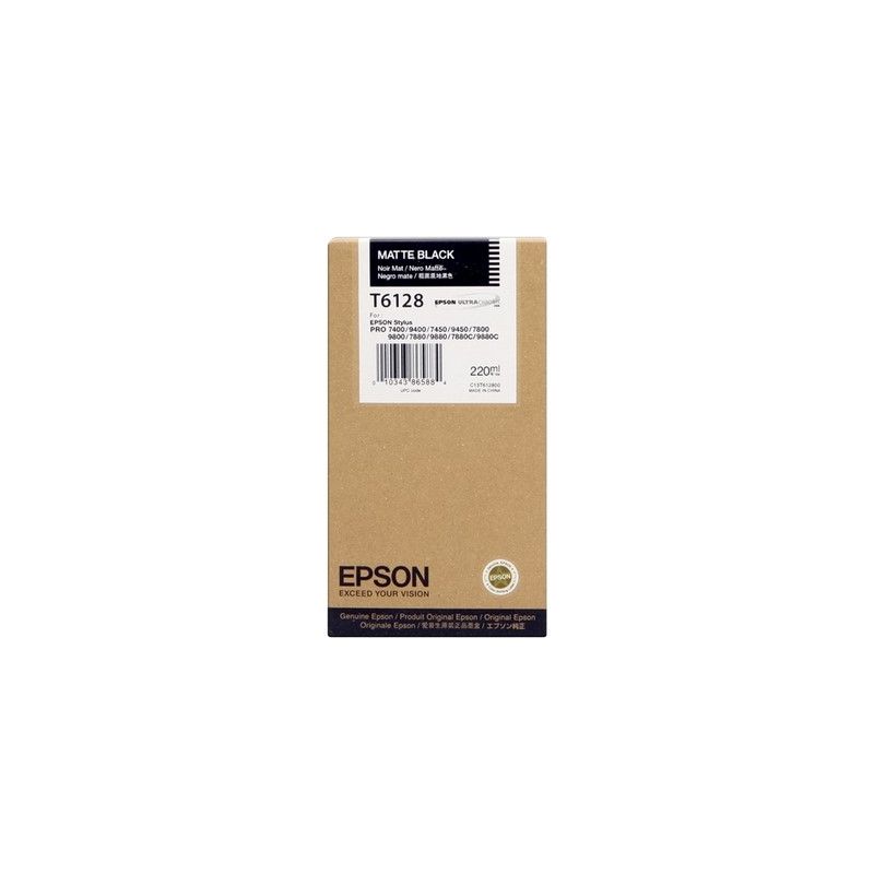 Epson T6128 - Original Tintenpatrone C13T612800 - Black