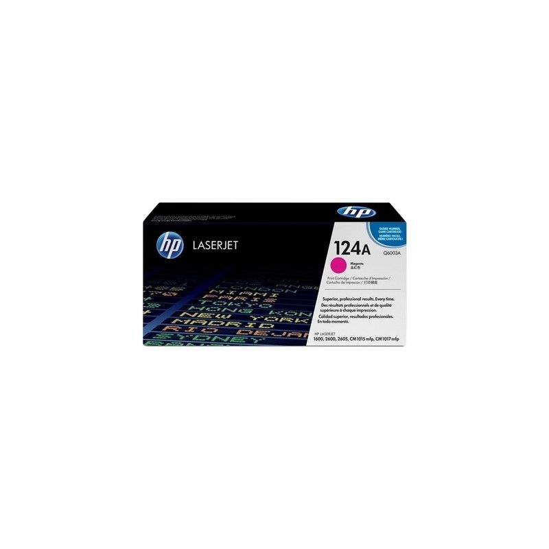 Hp 124A - Originaltoner Q6003A, 124A - Magenta