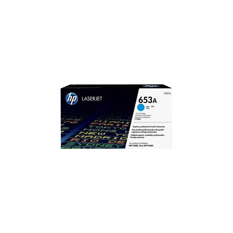 Hp 653A - CF321A, 653A Original Toner - Cyan