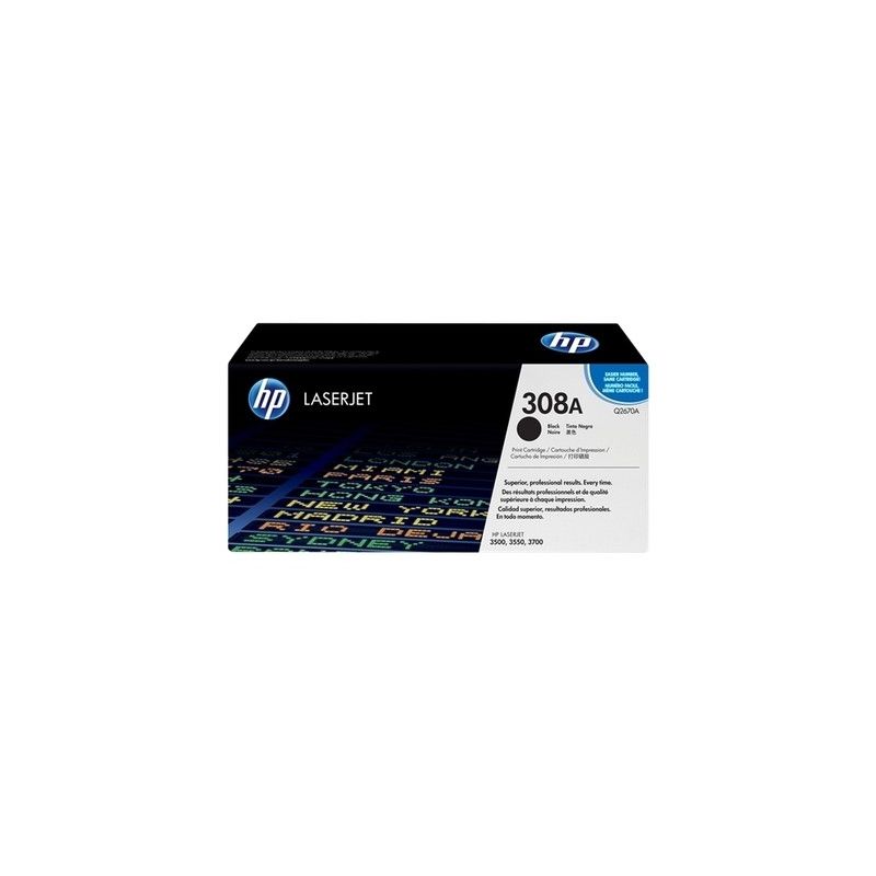 Hp 308A - Originaltoner Q2670A, 308A - Black