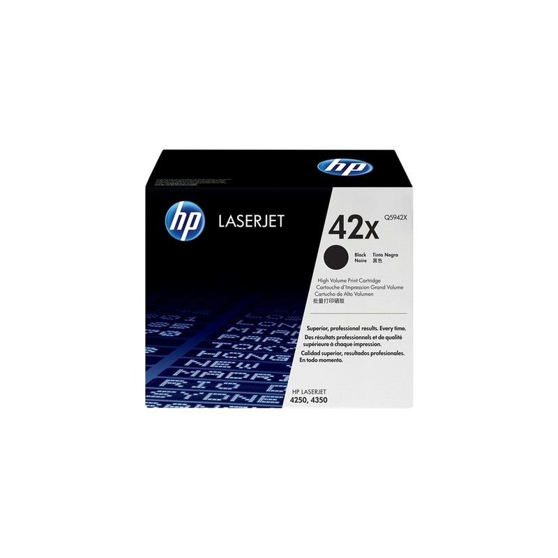 Hp 42X - Tóner original Q5942X - Negro