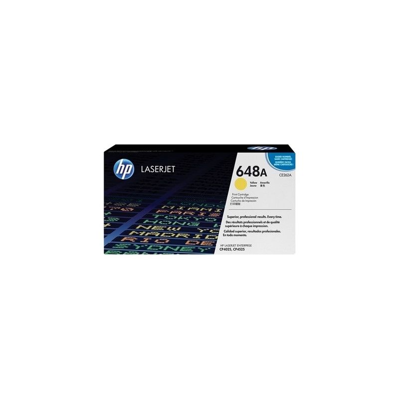 Hp 648A - Toner originale CE262A, 648A - Giallo