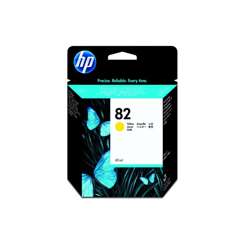 Hp 82 - C4913AE original inkjet cartridge - Yellow