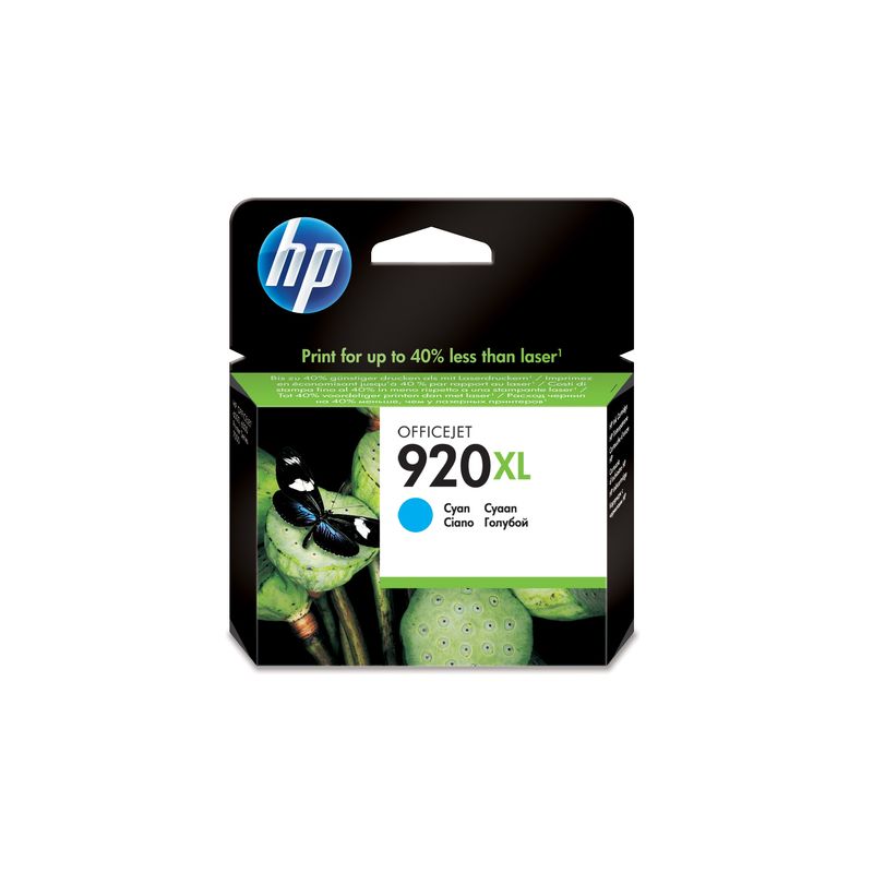 Hp 920XL - cartouche jet d'encre originale CD972EE - Cyan