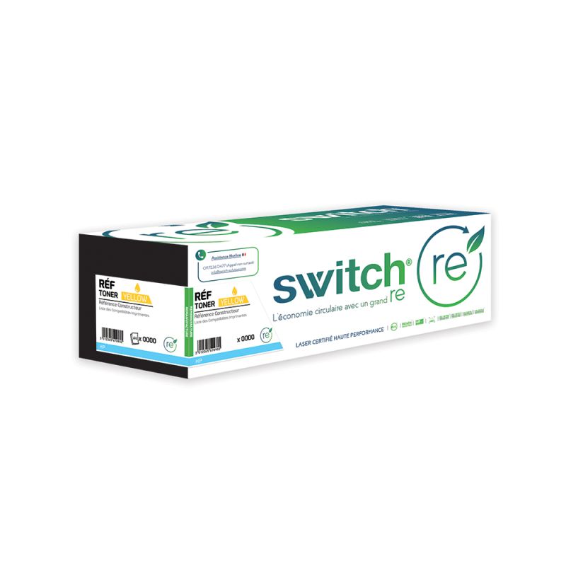 Hp 117A - SWITCH Toner Reman équivalent à W2072A, 117A - Yellow