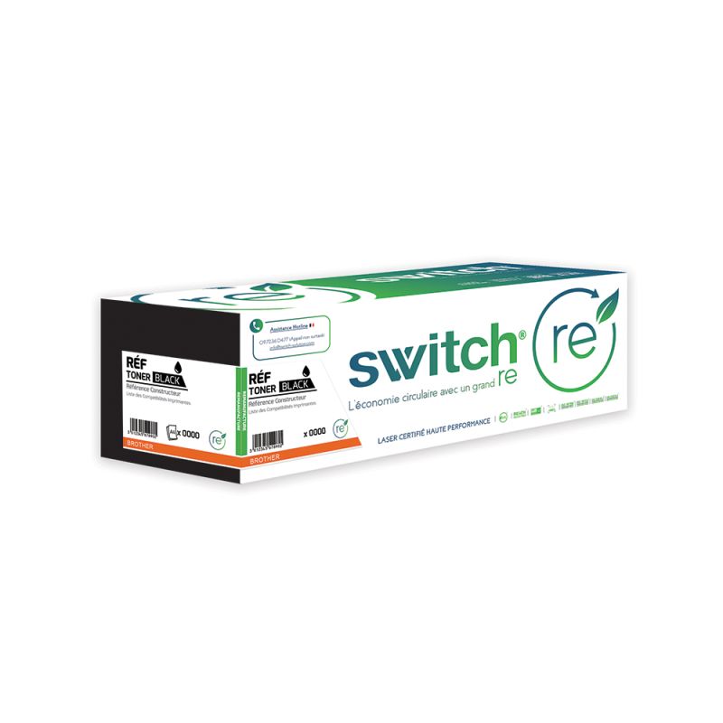 Brother TN-1050 - SWITCH replacement Reman Toner TN-1050 - Black