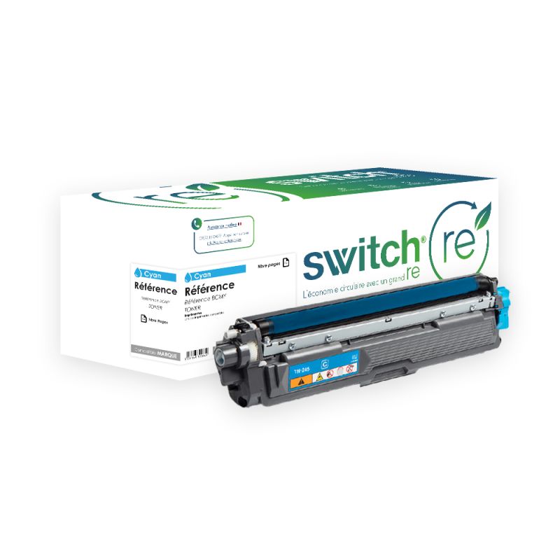 Brother TN-245C - SWITCH RE replacement Reman Toner TN-245 - Cyan