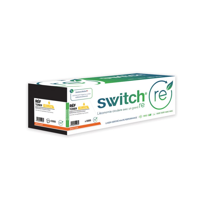 Brother TN-247 - SWITCH Toner Reman équivalent à TN-247 - Yellow