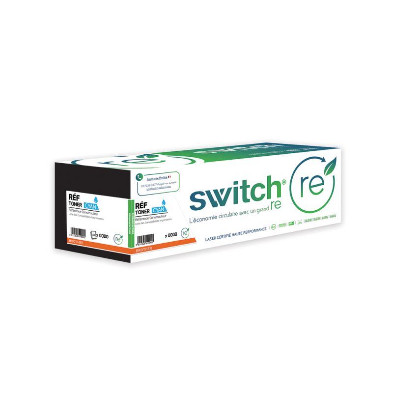 Brother TN-423 - SWITCH Toner Reman équivalent à TN-423 - Cyan