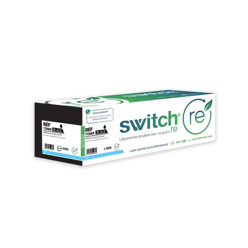 Hp 106X - SWITCH replacement Reman Toner W1106X, 106X - Black