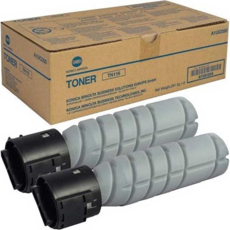 Minolta 116 - Confezione di 2 toner originali A1UC050 - Nero